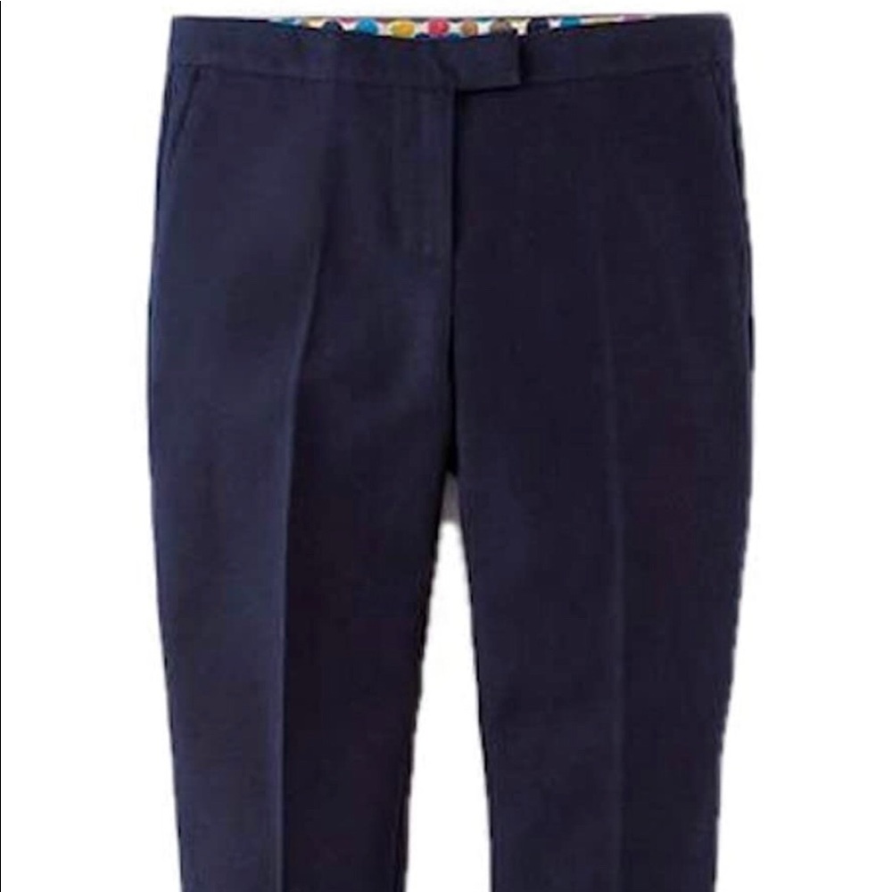 Boden 6P wool pants twill fabric Oxford turn up